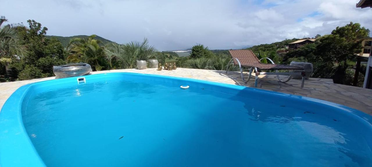 Villa Santorini Praia Do Rosa Com Piscina E Jacuzzi Exterior photo
