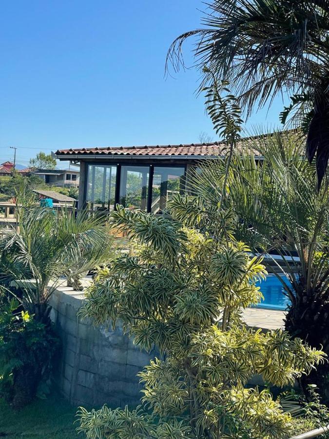 Villa Santorini Praia Do Rosa Com Piscina E Jacuzzi Exterior photo